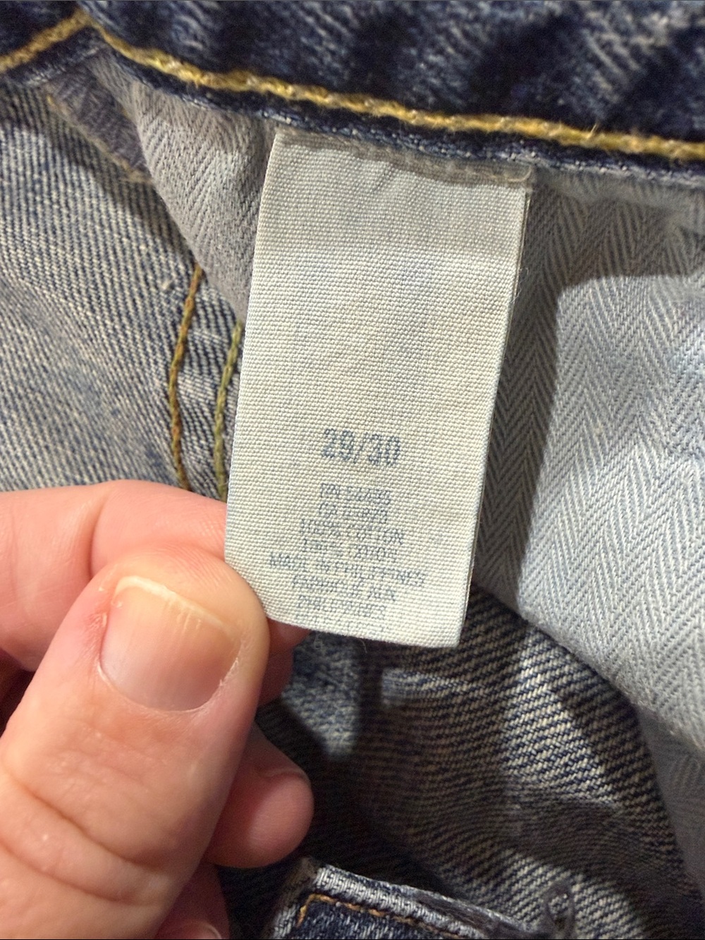 Y2K American Eagle Outfitters Men’s Blue Boot-Cut Jeans - Picture 4 of 9